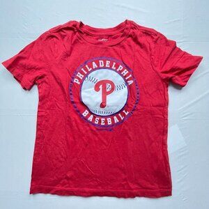 Philadelphia Baseball Red Short sleeve shirt Medium (8)